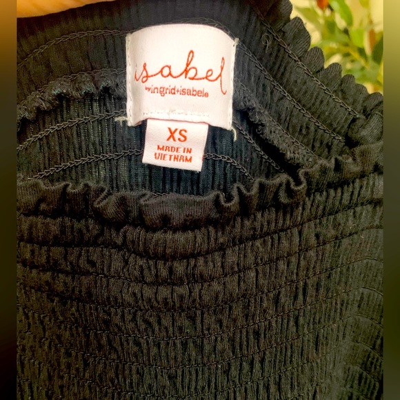 Isabel XS maternity black strappy jumpsuit - Picture 3 of 4